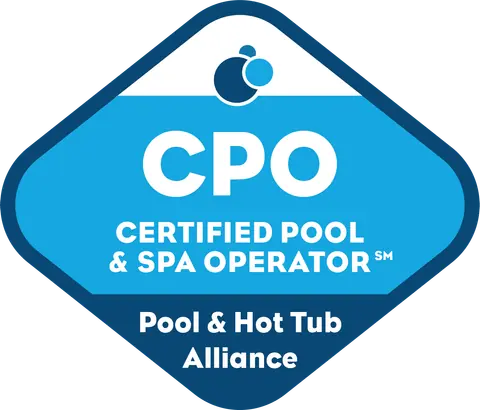 Certified Pool & Spa Operator (CPO) badge — Pool & Hot Tub Alliance